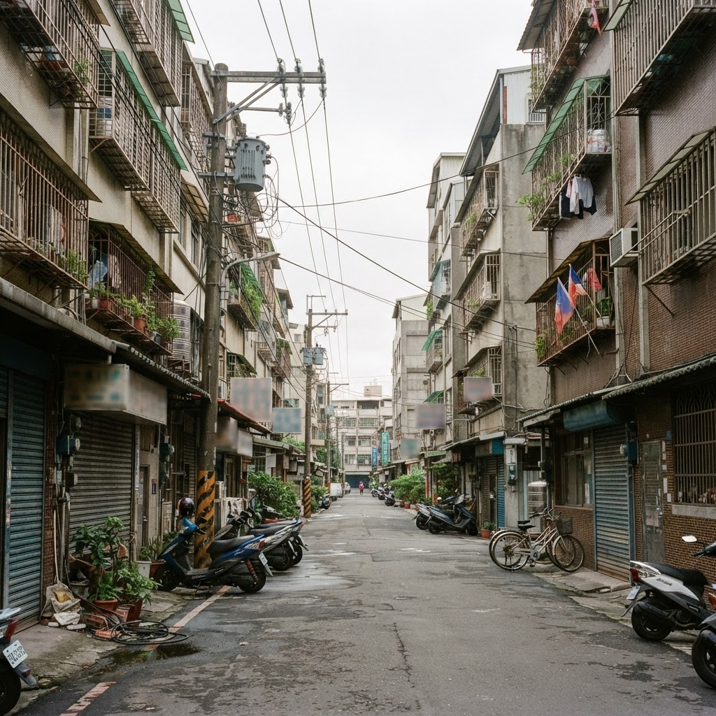 新竹市區住宅社區街景